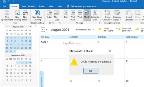 Select the Microsoft Office product you want to repair, and select Modify. . Could not read the calendar network problems are preventing connection to microsoft exchange
